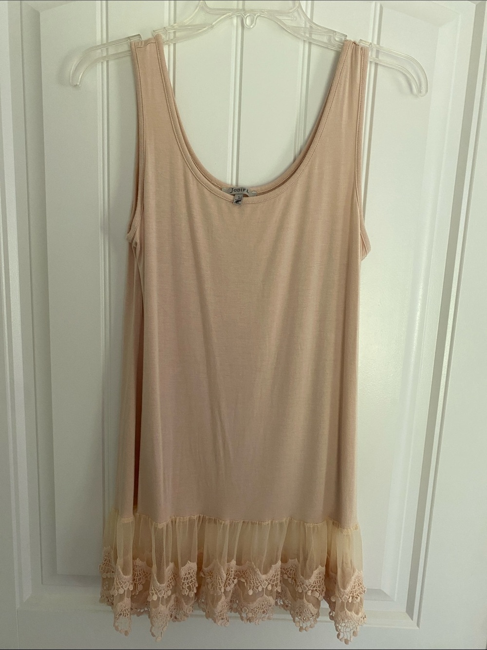 JODIFL Blush Tank Top with Scoop Neck